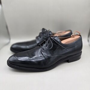 Cole Haan Black Mens 11 M‎ Warren Apron Toe Leather Oxfords Shoes C20159